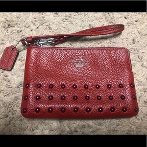 *EUC* COACH Studded-Wristlet!